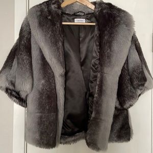 Calvin Klein Faux Fur Coat